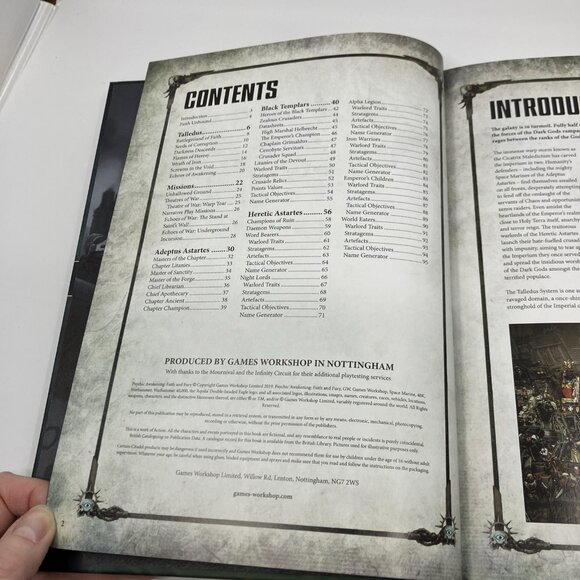 Warhammer 40,000 Psychic Awakening Faith & Fury Hardcover - Picture 7 of 8